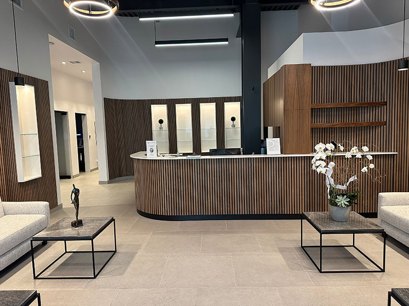 Eyesthetica Pasadena Office Lobby