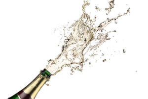 Eye Health Goals for 2017 Champagne bottle