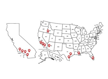 Eyesthetica locations in map